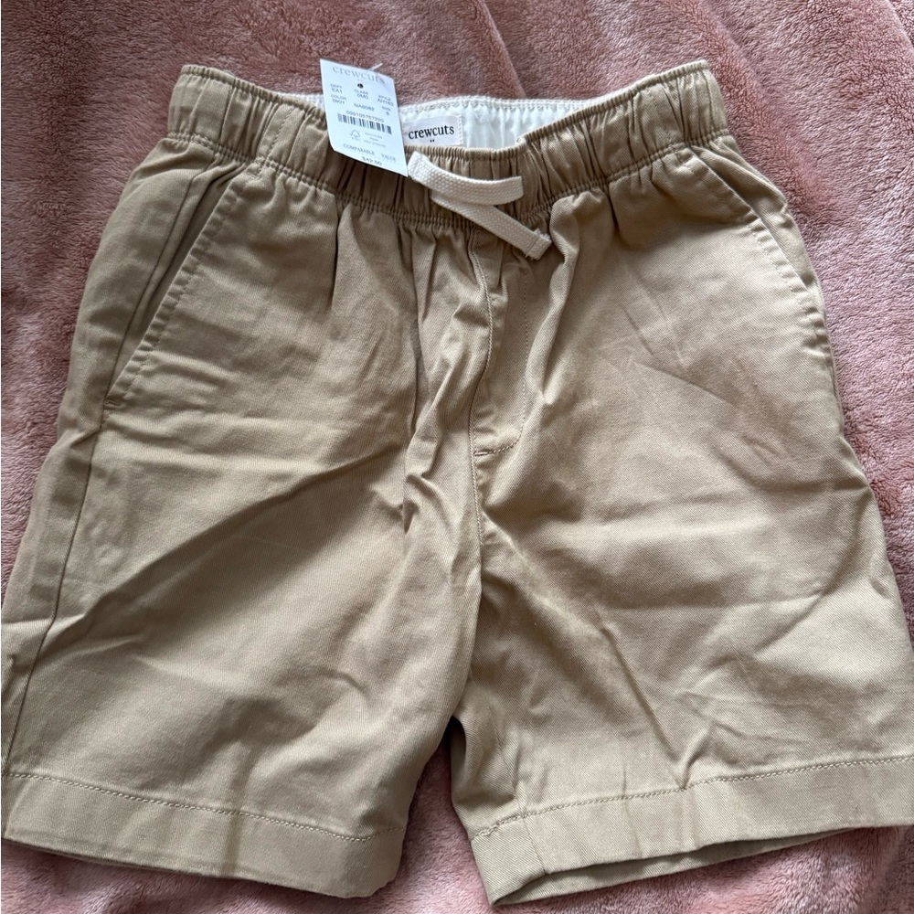 Crewcuts Tan Flat Front Men Shorts